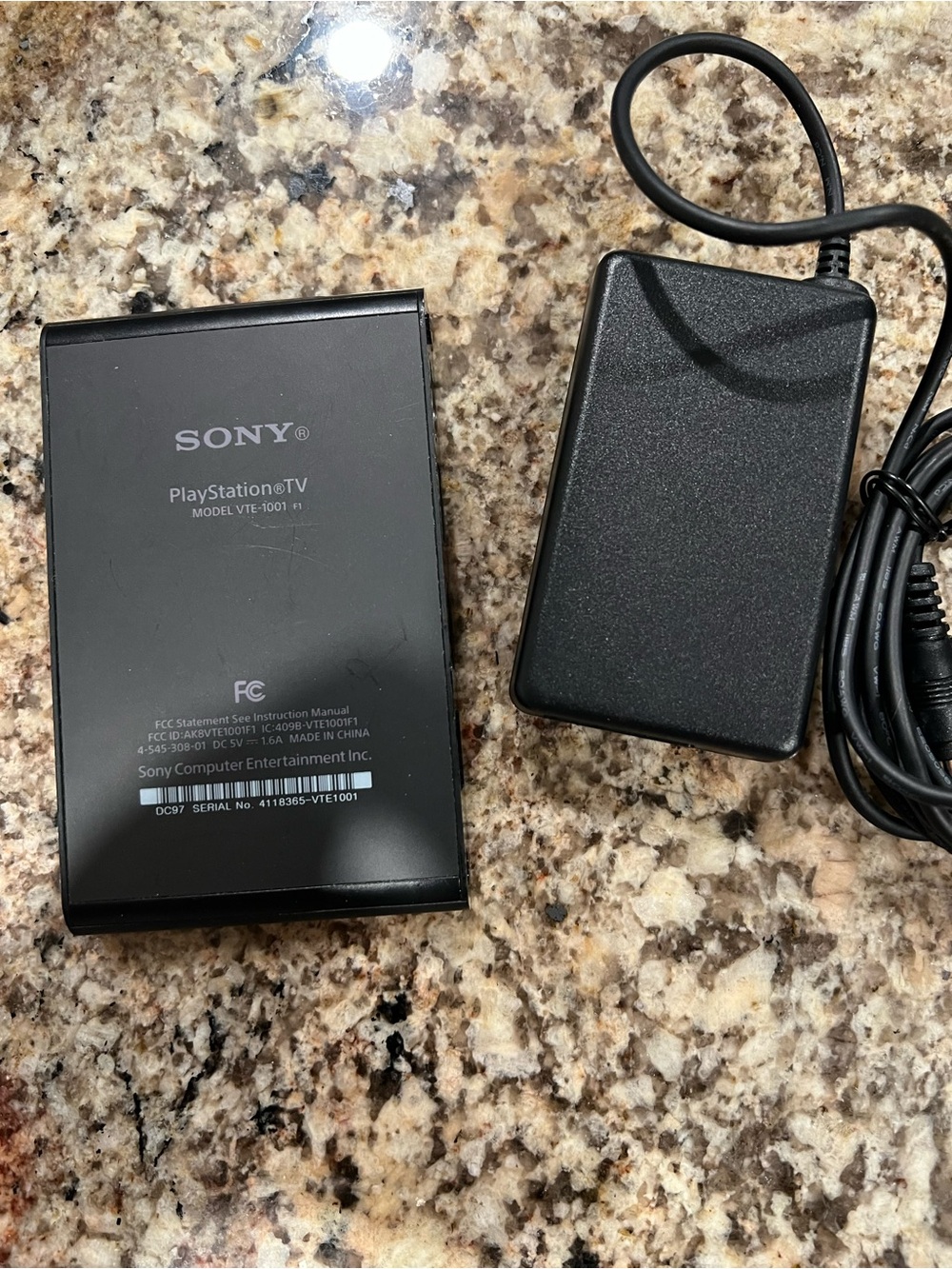 Sony PlayStation TV Module with Black Power Adapter
